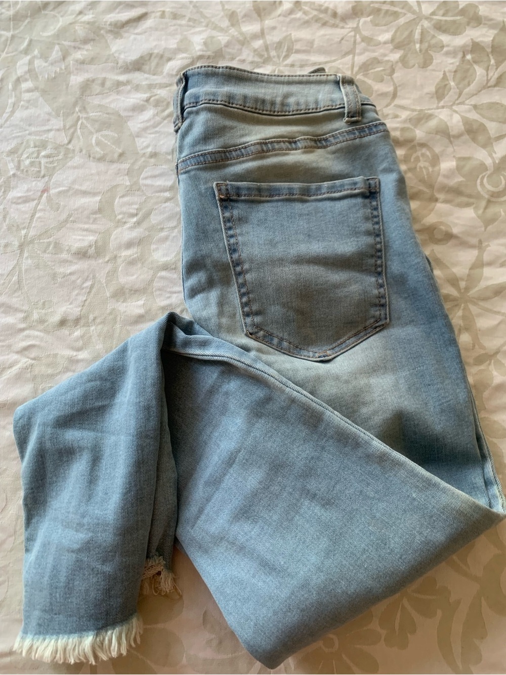high rise Jeans Distressed Light Blue Women's Jeans size 9 by Miami - Picture 14 of 16